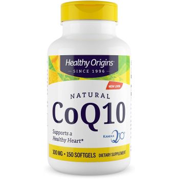Коэнзим Q10, Healthy Origins, Kaneka Q10 (CoQ10), 100 мг, 150 капсул