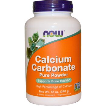 Карбонат кальция (порошок), Calcium Carbonate, Now Foods, 340 